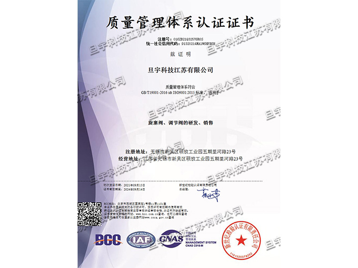 Quality management system Chinese