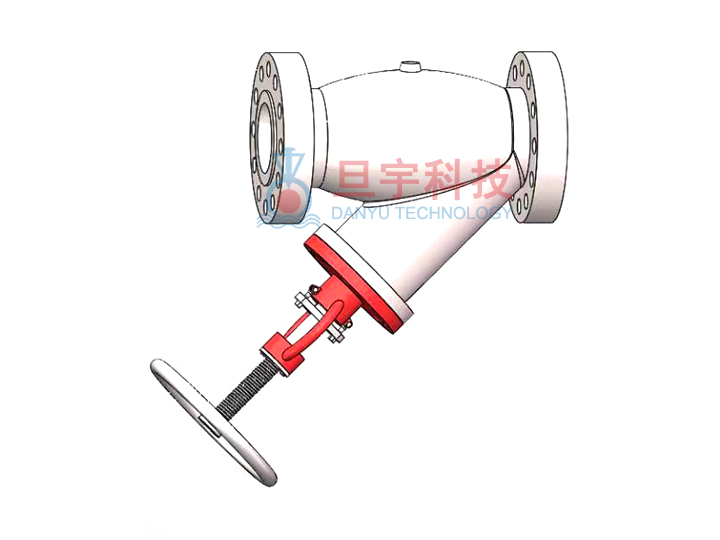 Shut-off valve(Y-shaped globe valve)
